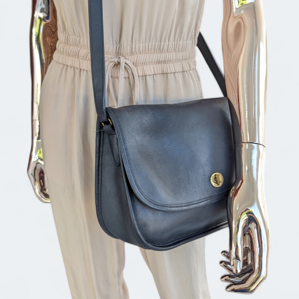 Vintage Coach City Bag Style # 9790- Grey/Flannel